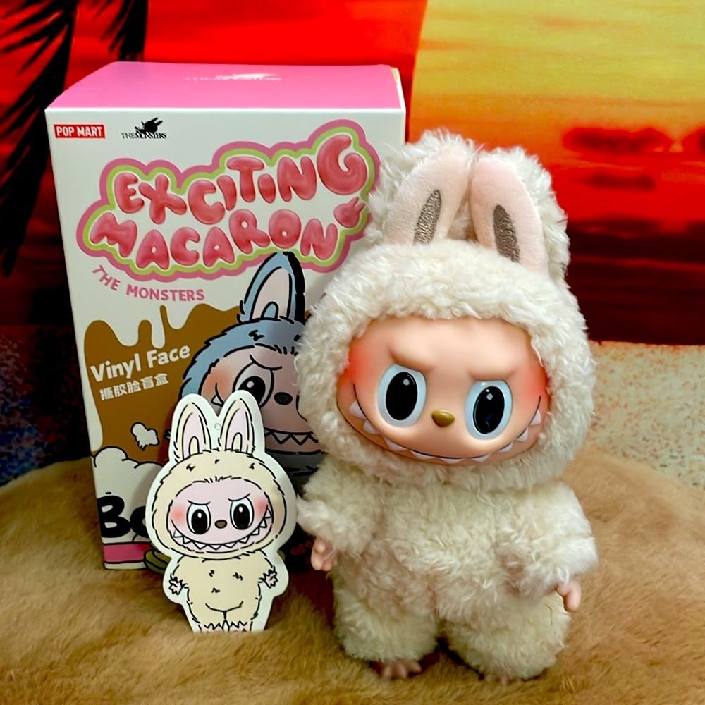 Labubu The Monster Exciting Macaron Vinyl Face Plush Blind Box.”SOYMILK.